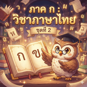 ภาคความรู้ความสามารถทั่วไป (ภาค ก) : วิชาภาษาไทย ชุดที่ 2